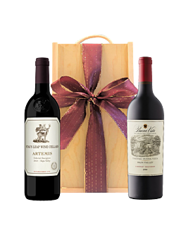 Napa Valley Cabernet Sauvignon Duo - Stag's Leap Artemis & Buena Vista Cabernet Sauvignon - In Wooden Gift Box