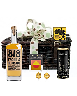 818 Reposado Tequila Hamper - With Delicious Treats & Crushed Coffee Chocolate