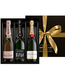The Deluxe Celebration Collection – Moët Three Bottle Gift Set With Vintage, Brut & Rosé