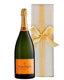 Veuve Clicquot Yellow Label Champagne Magnum 150cl in White Presentation Box