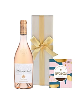 "Summer Dream" Whispering Angel & Chocolate Gift with Billionaire Chocolate Bar- Presented In White Gift Box