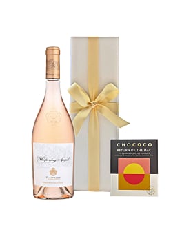 Whispering Angel in White Box - With Colombian Crushed Coffee Chocolate Bar