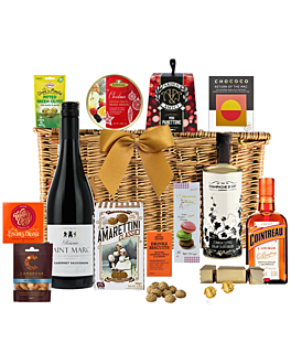 "Winter Wonderland" Deluxe Delights Christmas Hamper - Wine, Cointeau, Chocolate & Savouries Treats!