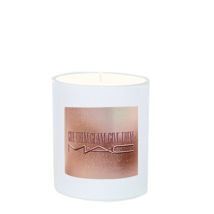 "Summer Whisper"  Scented Branded Candle - Fragrance:  Apple Blossom & Pomegranate 