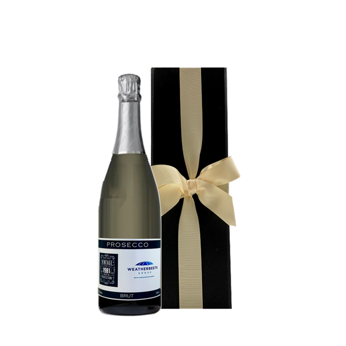 Branded Prestige Prosecco D.O.C. In Black Gift Box