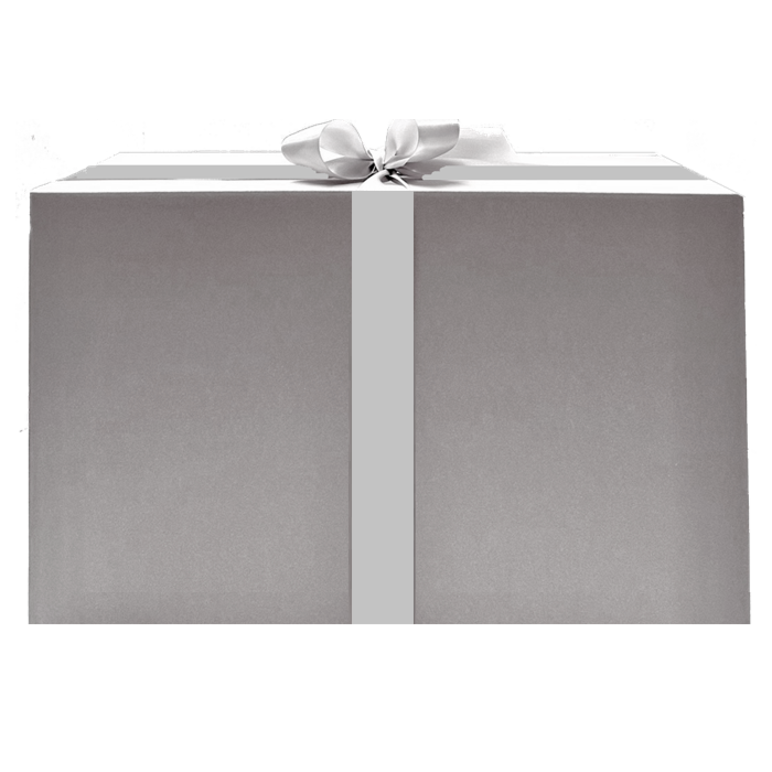 Create A Luxury Corporate Hamper - Deluxe Large Grey Hamper Box Up to 12 items - (3 Bottles Max)
