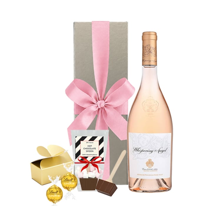 "Heavenly" Whispering Angel, Chocolate & Treats Hamper Box