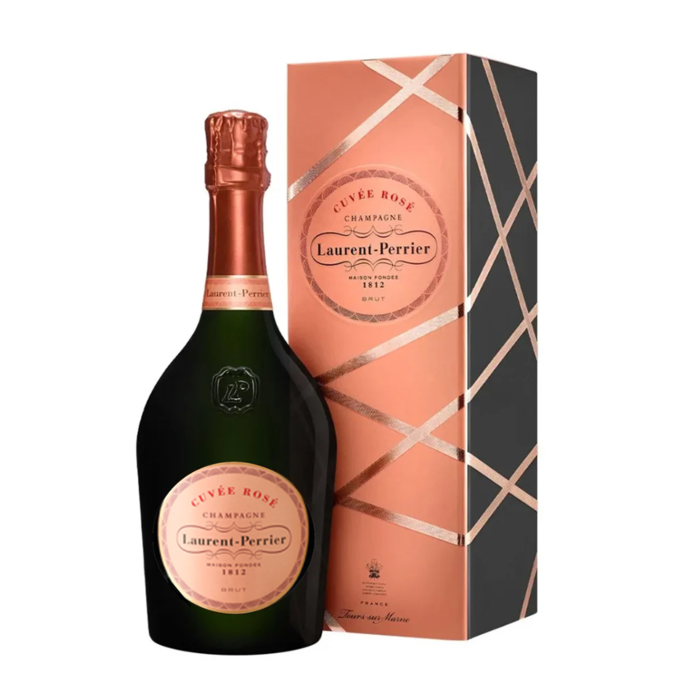 Laurent Perrier Rosé Champagne - In Gift Box With Hand Tied Ribbon 