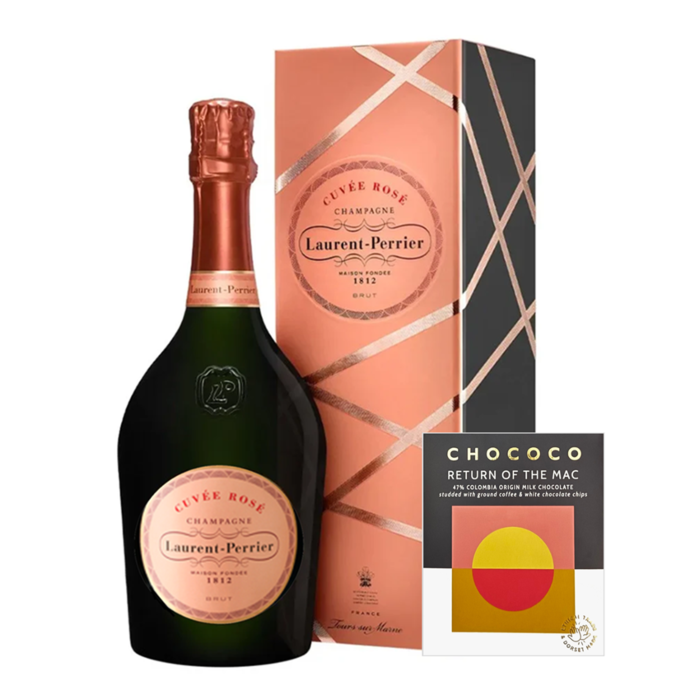 Laurent Perrier Rosé in Gift Box - With Colombian Coffee Chocolate