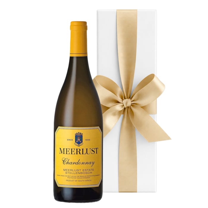 Meerlust Chardonnay Wine Gift - In White Gift Box