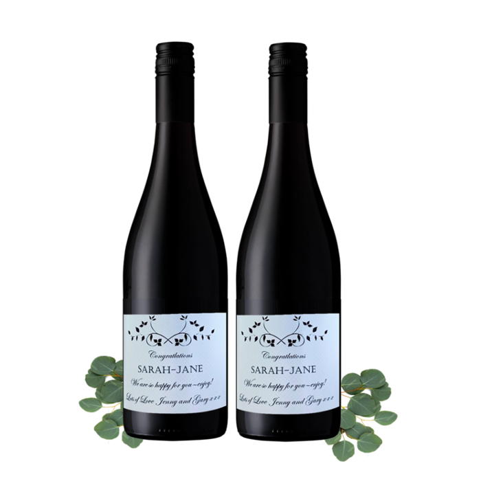 2 x Signature Personalised Cabernet Sauvignon Red Wine - St. Marc, Languedoc South of France