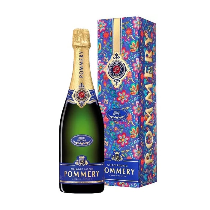 Personalised Pommery Brut Royal Champagne - In Stylish Limited Edition Gift Box