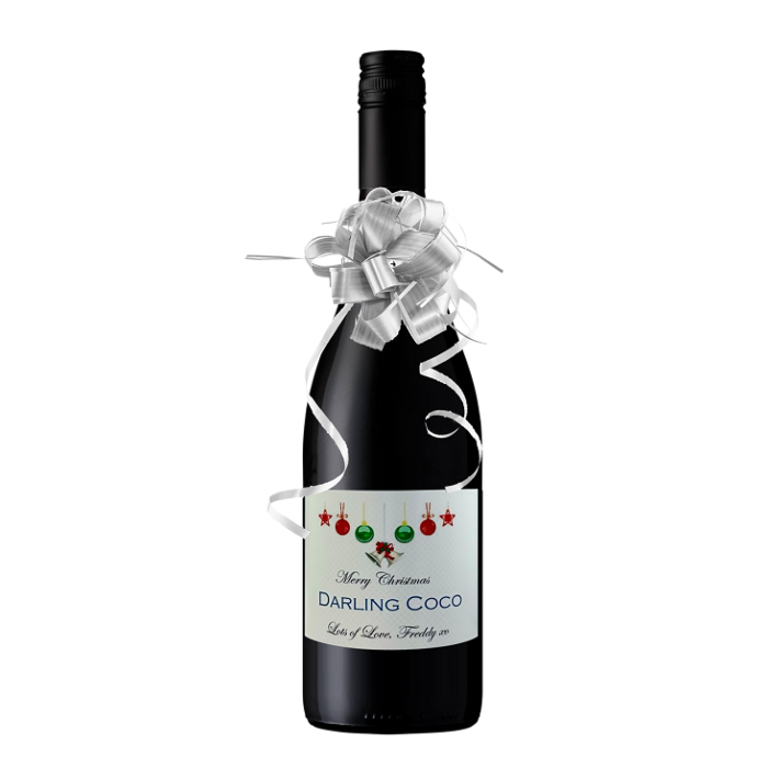 Christmas Wine Gift Personalised Cabernet Sauvignon, South of France 