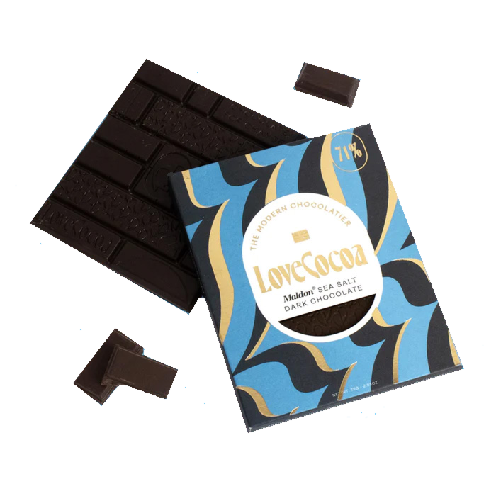 Laurent Perrier Rosé in Gift Box - With Maldon Sea Salt Chocolate