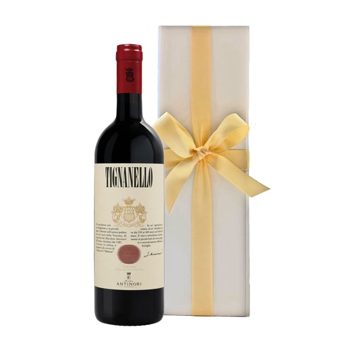 Tignanello 2021 Antinori Red Wine Gift - In White Presentation Box