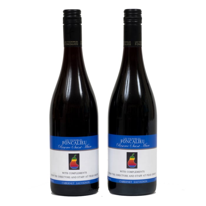 2 x Signature Personalised Cabernet Sauvignon Red Wine - St. Marc, Languedoc South of France