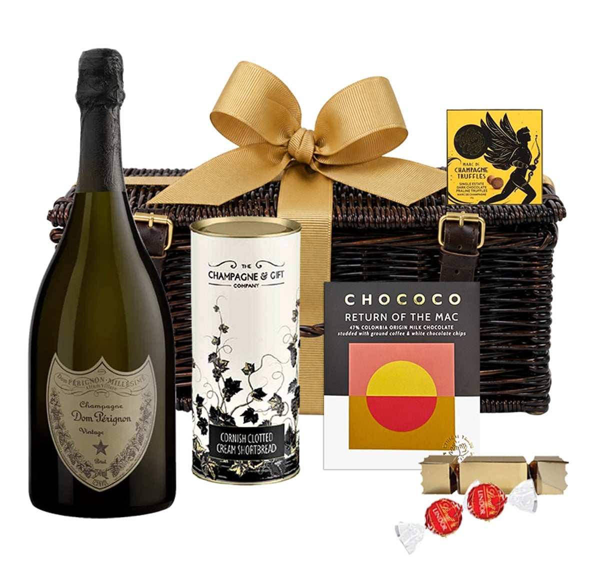 Dom Pérignon シャンパン ギフトボックス入り Dom Pérignon & Chocolate Hamper | Luxury Champagne Gift
