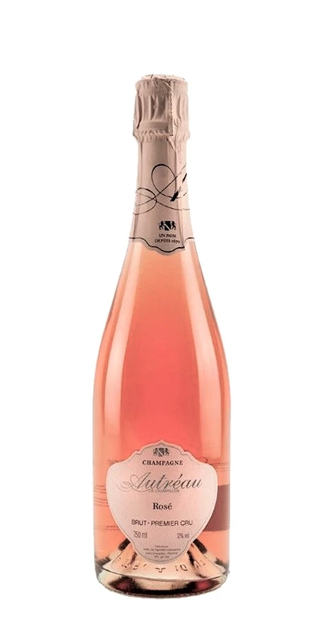autreau premier cru rose champagne bottle