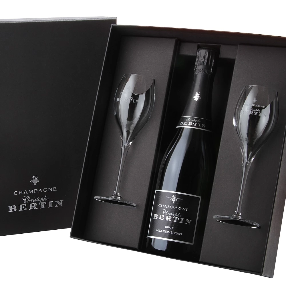 bertin champagne and flute gift set