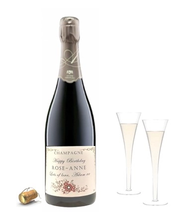 personalised champagne premier cru