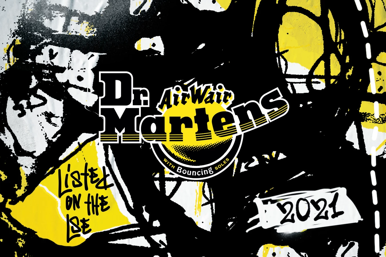Dr Martens Branded Champagne Label