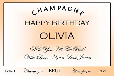 personalised_birthday_champagne_peach