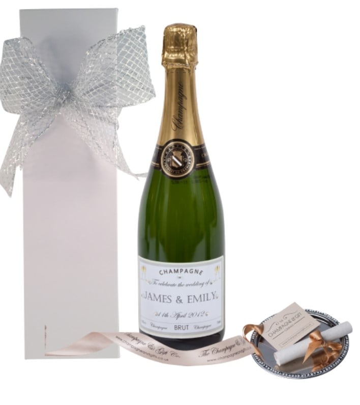 Personalised Wedding Gifts Personalised Wedding Champagne