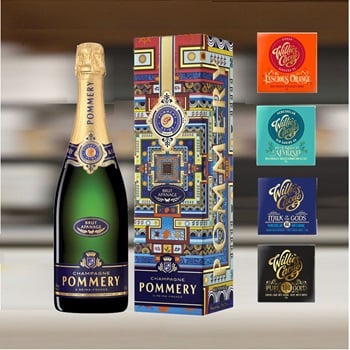 Personalised Birthday Champagne Bottle Engraved Gift Gold Label Round - View #4