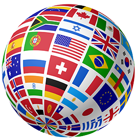 Globe of Flags